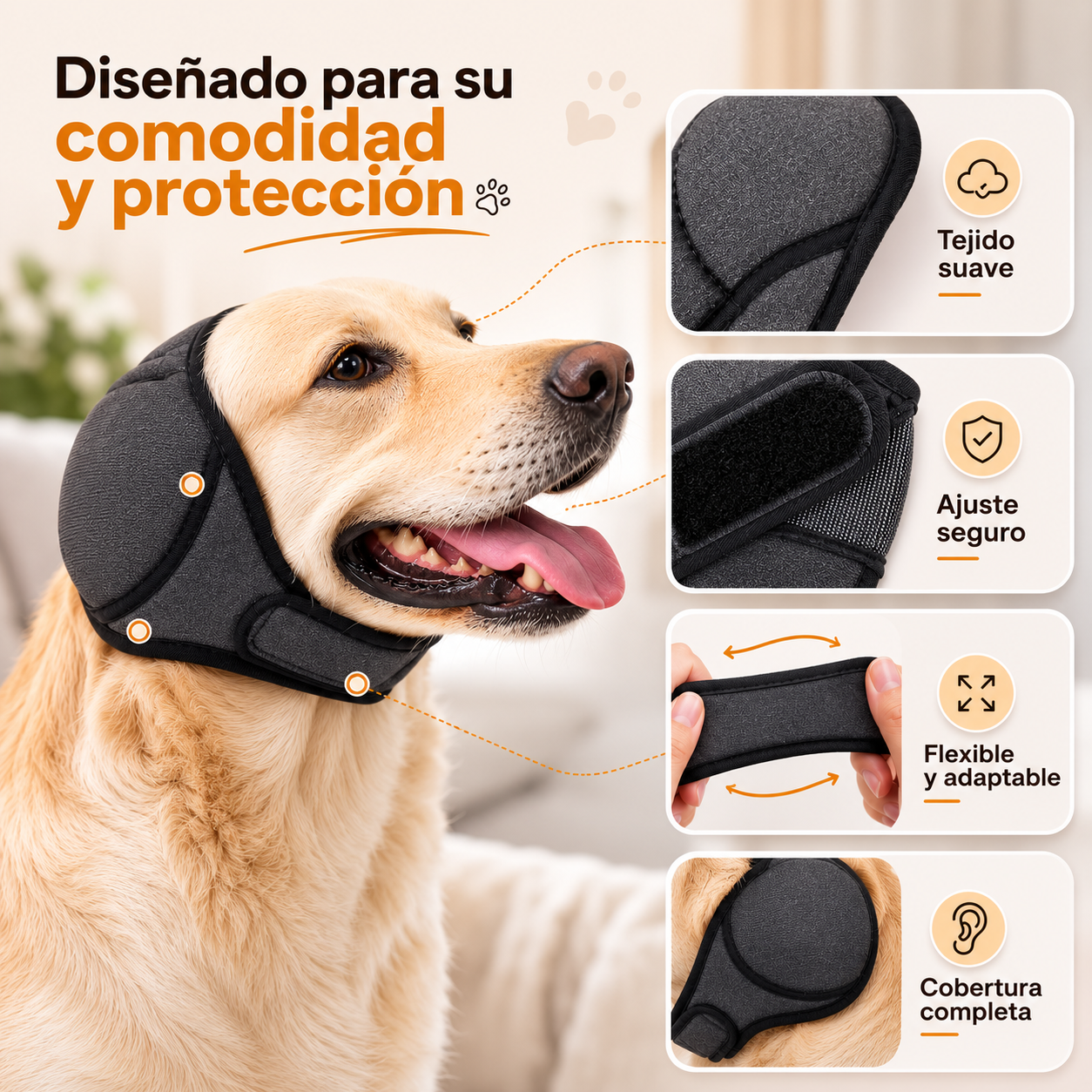 Protector Para Orejas De Perro