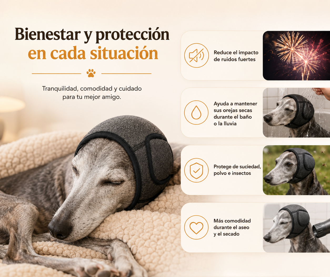 Protector Para Orejas De Perro